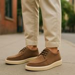 Sapato ORVIETO CANADIAN em Couro Camurça Taupe