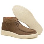 Bota ABRUZZO CANADIAN Em Couro Camurça Taupe