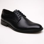 Sapato Social Sola De Couro Inglês Turunelli Preto - 611