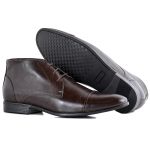 Bota Coturno Social Naturalle Café Forro de Couro 662