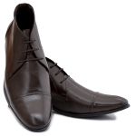 Bota Coturno Social Naturalle Café Forro de Couro 662