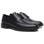 Sapato Casual Noruega Tratorado Preto