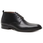 Bota Social Paolo Em Couro Preto