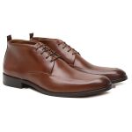 Bota Social Paolo Em Couro Whisky