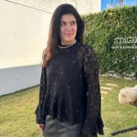 Bata Feminina Renda - Preto