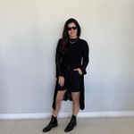 Bata Feminina Rendada Tricô - Preto