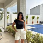 Bermuda Feminina Bia - Off White