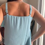 Blusa Feminina Assimétrica Alça - Azul