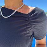 Blusa Feminina Assimétrica - Preto