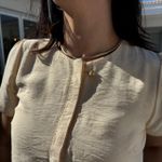 Blusa Feminina Botões - Creme