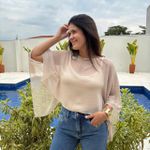 Blusa Feminina Capa - Natural