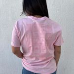 Blusa Feminina Manga Curta Selos - Rosa