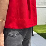 Blusa Feminina Manga Curta - Vermelho