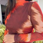 Blusa Feminina Manga Longa em Tule - Tie Dye