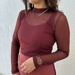 Blusa Feminina Tule Lisa - Marrom