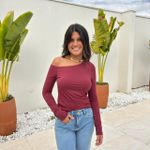 Blusa Feminina Ombro Só - Vinho