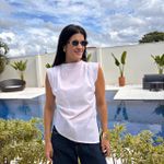 Blusa Feminina Nicole Assimétrica - Branca 