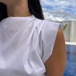 Blusa Feminina Nicole Assimétrica - Branca 