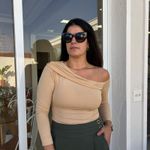 Blusa Feminina Ombro Assimétrico - Nude