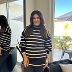 Blusa Feminina Over Tricô - Preto e Branco