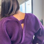 Blusa Feminina Tricô - Roxo