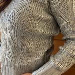 Blusa Feminina Tricô Trança - Prata