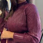 Blusa Feminina Tricô Trança - Vinho