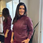 Blusa Feminina Tricô Trança - Vinho