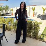Calça Feminina Alfaiataria Detalhe Cós - Preto