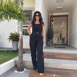 Calça Feminina Cargo - Preta