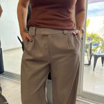 Calça Feminina com Gancho - Cinza Escuro