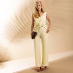 Calça Feminina Maré - Manteiga