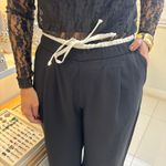 Calça Feminina Pantalona Ava - Preto