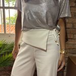 Calça Feminina Pantalona - Off White