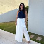 Calça Feminina Pareô Dual - Off White