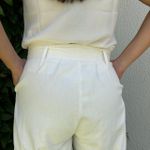 Calça Feminina Prega Linho - Off White