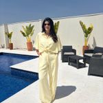 Calça Feminina Reta - Amarelo