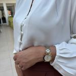 Camisa Feminina Crepe Ggt - Off White
