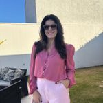 Camisa Feminina Crepe Ggt - Rosa Queimado