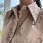 Camisa Feminina Renda - Bege