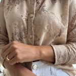 Camisa Feminina Renda - Bege