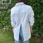 Camisa Feminina Tricoline - Off White