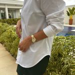 Camisa Feminina Tricoline Over Classic - Off White