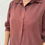 Camisa Feminina Viscolinho - Marrom