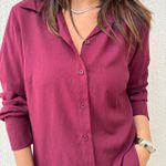Camisa Feminina Viscolinho - Vinho
