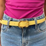 Cinto Feminino - Amarelo