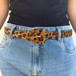 Cinto Feminino Animal Print - Textura