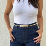 Cinto Feminino Elástico - Dourado