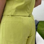 Conjunto Feminino Alfaiataria Blusa Viés - Abacate