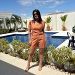 Conjunto Feminino Babados Flat Ice - Laranja Queimado